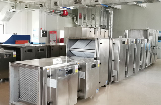 油煙凈化生產車間